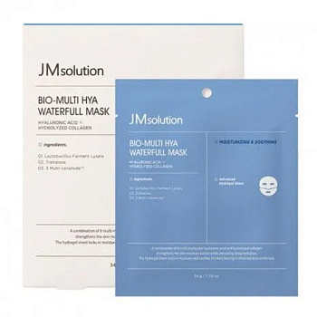 JMS Маска гидрогелевая JMSOLUTION BIO-MULTI HYA WATERFULL MASK 34гр